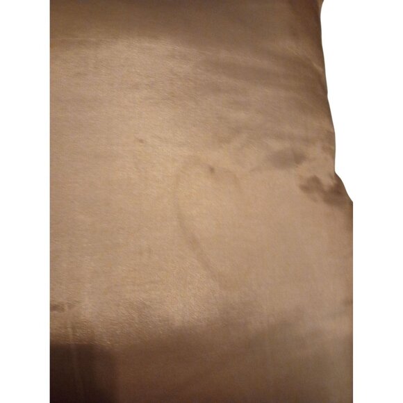 Floral Cottagecore Throw Pillow Embroidered Pattern & Satin Backing - Picture 4 of 8